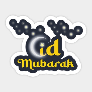 Eid Mubarak Design By OverView Sticker